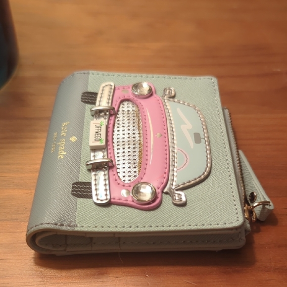 Kate Spade Pink and Gray Car Design Wallet - Picture 10 of 10